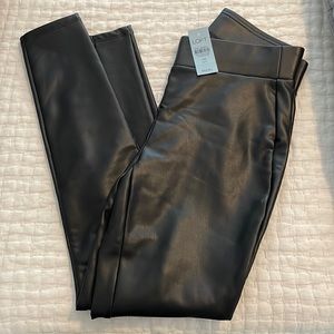 LOFT faux leather pants